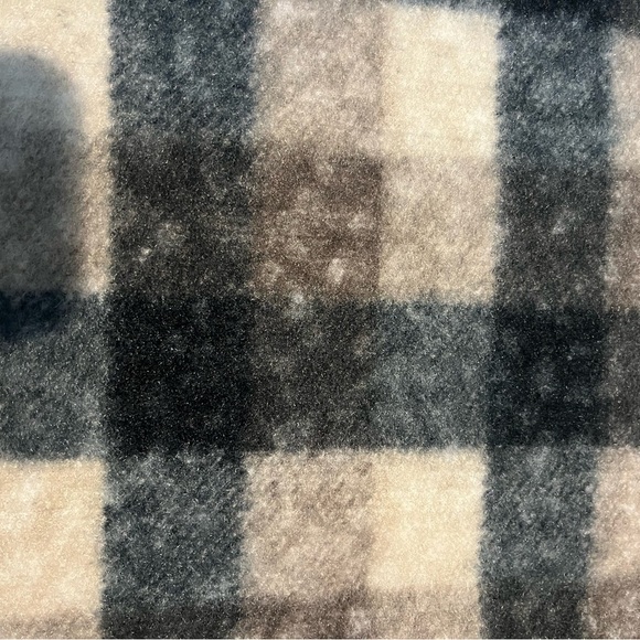 Knox Rose Oversized Fuzzy Shacket Blazer Sweater Size Large - Picture 9 of 9